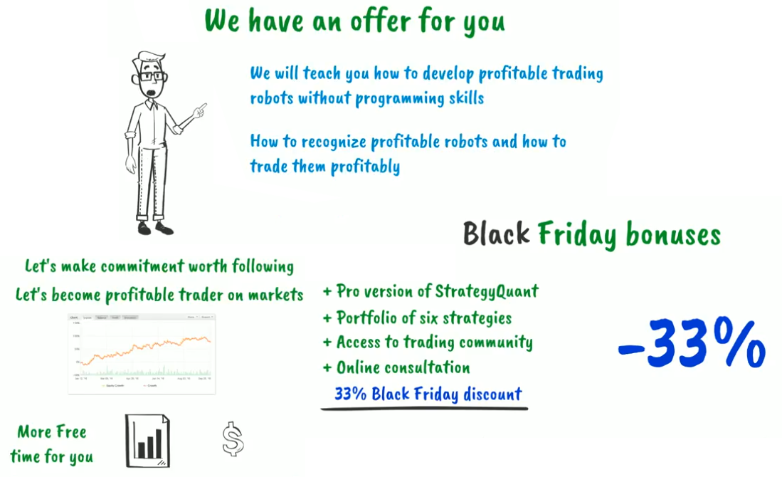 StrategyQuant PRO Black Friday 33% OFF