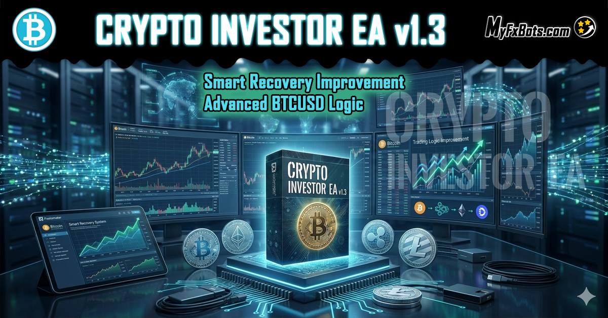Crypto Investor EA v1.3 Launches with Smart Recovery and BTCUSD Logic Improvements