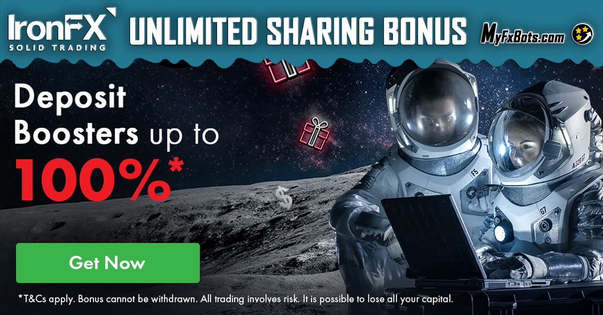 IronFX 100% Unlimited Sharing Bonus!
