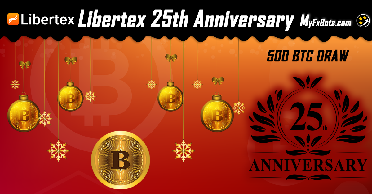 Акция в честь 25-летия Libertex, розыгрыш 500 BTC