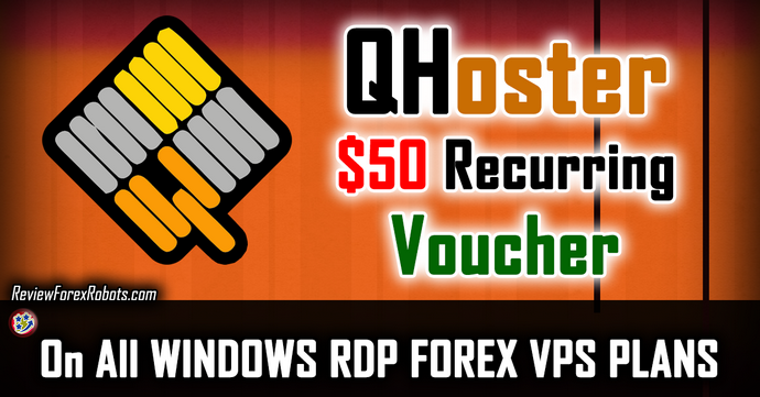 قسيمة متكررة بقيمة 50 دولارًا أمريكيًا على جميع خطط QHoster Windows RDP Forex VPS