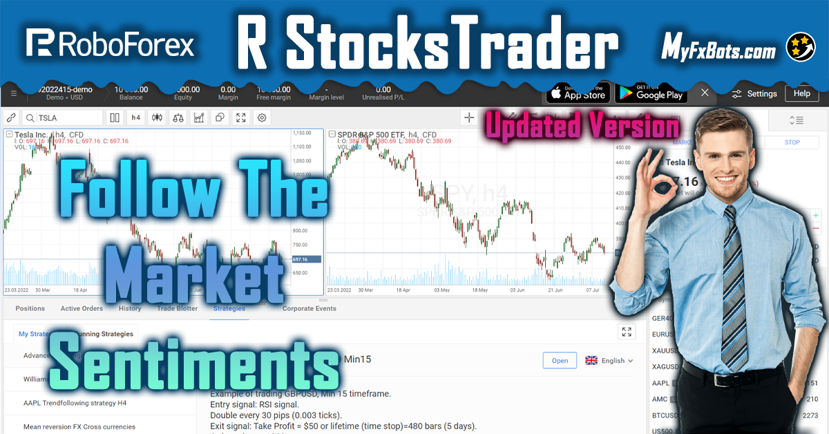 Follow market sentiment in the updated R StocksTrader terminal