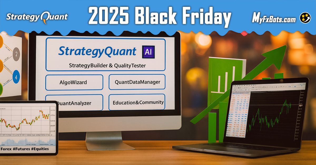 Black Friday 2025: Major Algo‑Trading Discounts, +50% AI Credits, and Faster Strategy Building