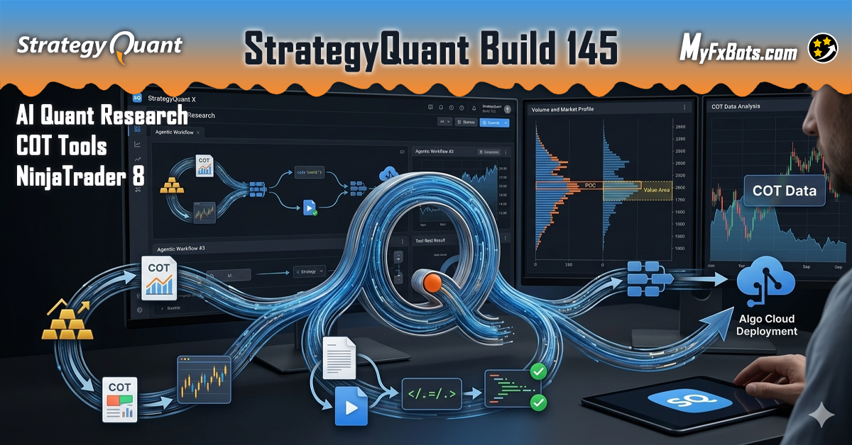 StrategyQuant Build 145: AI Quant Research, COT Tools and NinjaTrader 8 StrategyQuant Build 145: AI Quant Research, COT Tools and NinjaTrader 8