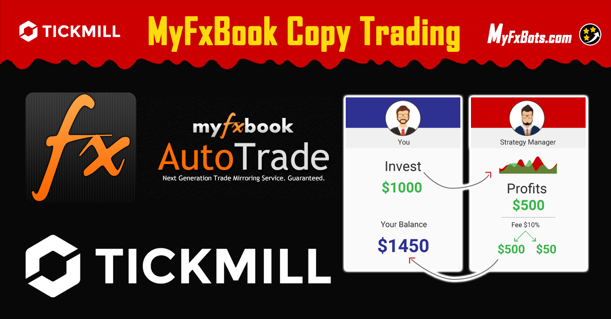 Копирование торговли Tickmill MyFxBook