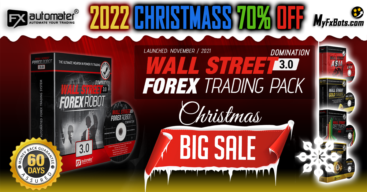 Wallstreet روبوت الفوركس 2022 Christmass 70٪ تخفيضات كبيرة