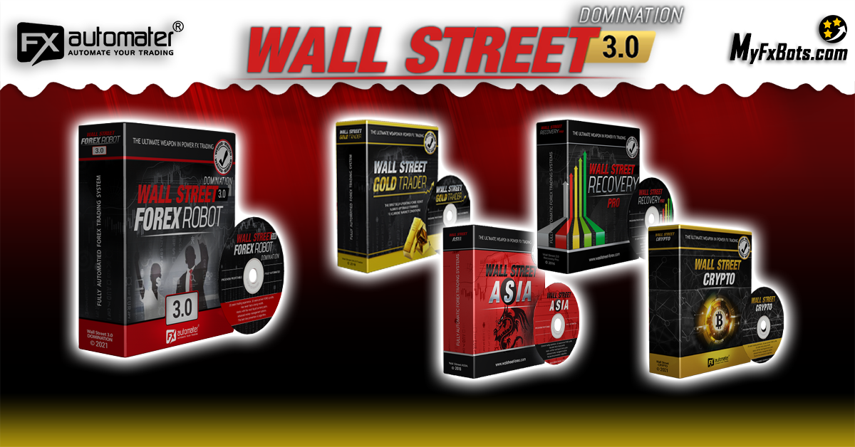 WallStreet Forex Robot 3.0 Domination is Released with 4 Bonus EAs including WallStreet Crypto