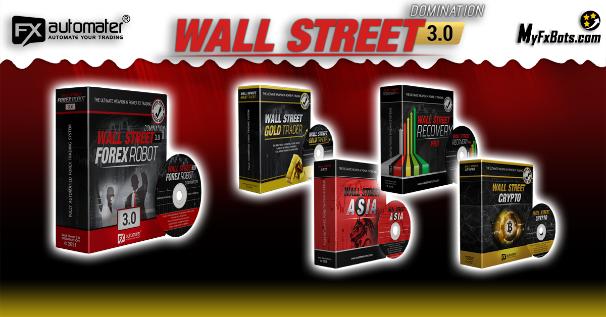 Выпущен WallStreet Forex Robot 3.0 Domination с 4 бонусными советниками, включая WallStreet Crypto