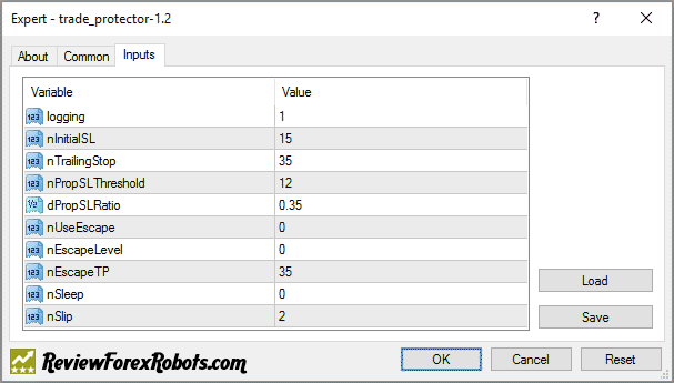 Trade Protector 1.2 Forex Robot